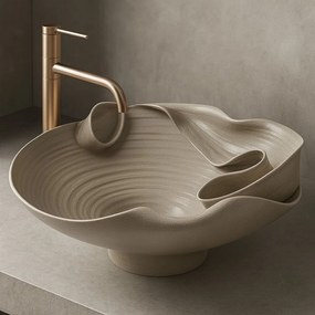 Lavoar ceramic pentru blat REA HM-12 Handmade ART