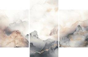 Tablou - Munte abstracție cu textura de marmură (90x60 cm)