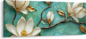 Tablou - Magnolii 3D (120x50 cm)
