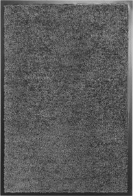 vidaXL Covoraș de ușă lavabil, antracit, 40 x 60 cm