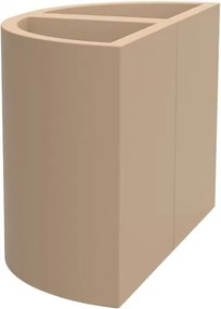 Set de 2 Ghivece plante pe colt design decorativ exterior/interior Angular pot 55x39x55cm