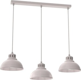 Lampă suspendată SVEN cu cablu, 3xE27/15W/230V, crem