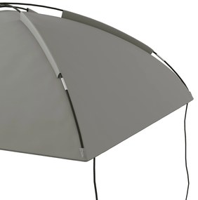 Outsunny Cort solare tonel barnum umbrar ajustabil în cupolă oțel poliester densitate mare 190T sac de transport inclus gri | Aosom Romania