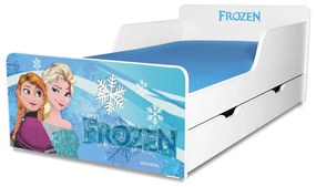 Pat pentru Fete 2-12 ani Start Frozen varianta cu sertar fara saltea inclusa- PC-P-FRZ-SRT-80