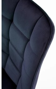 Scaun de dining COMORO, 1 buc., albastru închis