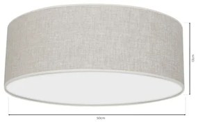 Plafonieră LINO 3xE27/60W/230V