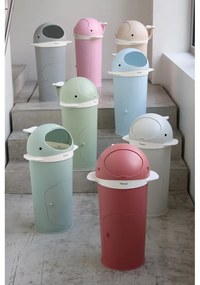 Coș de gunoi albastru deschis pentru scutece din plastic 25 l Whale – Kindsgut