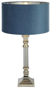 Veioza/Lampa de masa design lux elegant Belle crom/teal