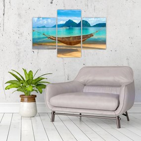 Tablou - Hamac pe plajă 3 (90x60 cm)