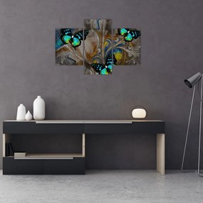 Tablou - Fluturi strălucitori în imagine (90x60 cm)