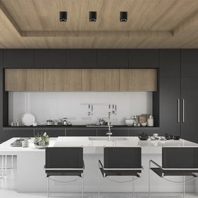 Spot aplicat tavan Kobald negru