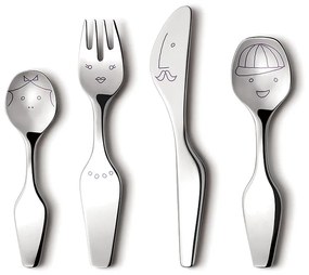 Tacâmuri pentru copii Twist family, 4 buc - Georg Jensen