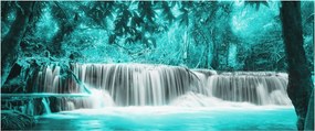 Tablou - Cascada albastră (120x50 cm)