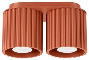 Sollux SL.1800 - Spot AURA 2xGU10/10W/230V portocaliu