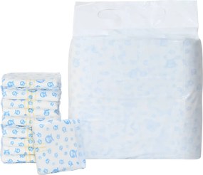 vidaXL Pampers de unică folosință pentru câini băieți 50 pcs Alb XS
