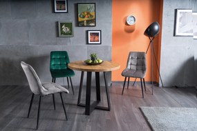 MAZZONI EXPORT POSH Verde (țesătură Bluvel 78) - TAPIȚERIE MODERNĂ PENTRU LIVING/SUFRAGERIE CATIFEA