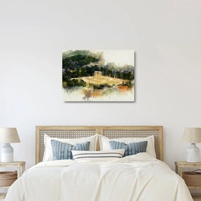 Tablou pe sticlă - Templul lui Zeus, Atena, Grecia (70x50 cm)