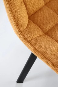 Scaun K549 stofa mustariu
