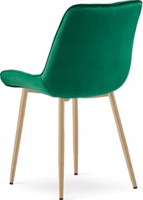 Scaun de catifea verde BERA