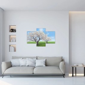 Tablou cu copaci (90x60 cm)