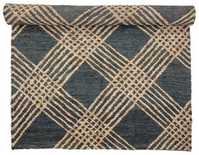 Covor gri antracit din iută 150x245 cm Cat – Bloomingville