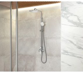 Set de duș cu baterie Novaservis METALIA ECO crom lucios