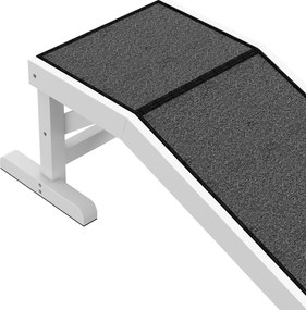 Rampa pentru animale de companie PawHut cu covor antiderapant 125 x 40 x 35,5 cm Pin | Aosom Romania
