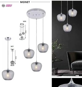 Pendul design modern Monet 23,5cm