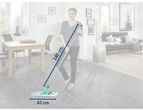 Mop de podea Leifheit PROFI Micro Duo + rezervăGRATUIT Static Plus 55169