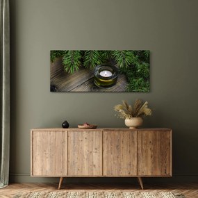 Tablou - lumânare de Crăciun (120x50 cm)