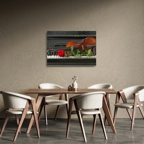 Tablou- Amintire de muzicean (70x50 cm)