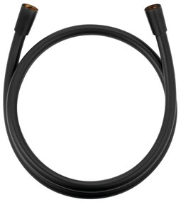 Furtun de dus Suparaflex 125 cm, negru mat Negru mat