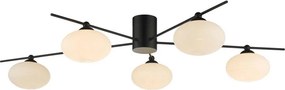 Där Lighting JAS5422 - Lustru aplicat JASPER 5xG9/25W/230V, negru