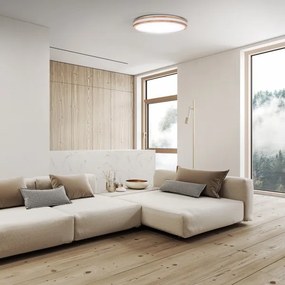 Solight WO8007 - Lampă LED WOODY 48W/230V 3000-6500K pr. 38 cm + DO