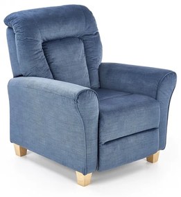 Fotoliu recliner Bard stofa bleumarin H102 cm