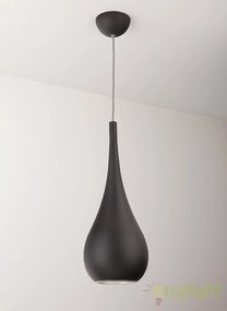 Pendul stil modern diam.20cm DROP negru