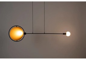 Lustră galben ocru/neagră LED cu intensitate reglabilă Sirius – Zuiver