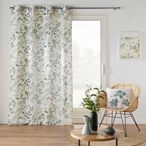 Pernă decorativă din amestec de in 45x45 cm Palmiflore – douceur d'intérieur