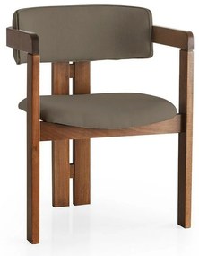 Scaun de sufragerie CO Light Brown and Walnut