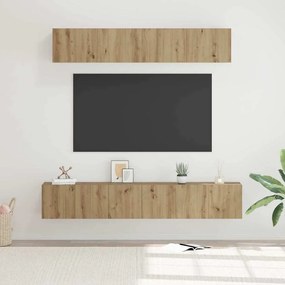 vidaXL Set dulap TV 5 pcs stejar artizanal Mediu 80 x 30 x 30 cm