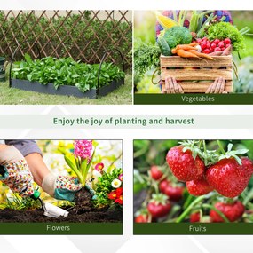 Outsunny Mini Sera de Gradina pentru plante, legume, fructe, gradinarit cu acoperire in PVC transparent | Aosom Romania