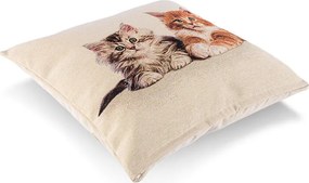 Față de pernuță tip goblen PISOI 45 x 45 cm