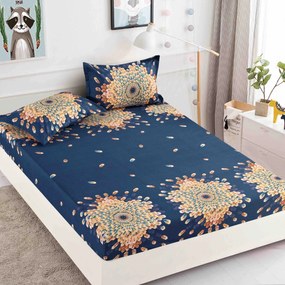 Lenjerie de pat 3 cu elastic 100% bumbac - a713 de la Onesleep