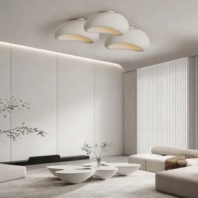 BRILAGI - Lampă de tavan WABI SABI 1xE27/60W/230V Ø 50 cm albă