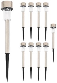 Set de lămpi LED solare 4Home, 10 buc., alb cald