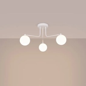 Lustră pe tijă Sollux SL.1659 ASTRAL 3xG9/8W/230V alb