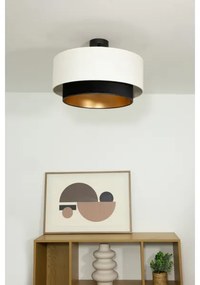 Plafonieră NATIA 1xE27/60W/230V alb/negru