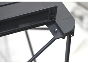 Masă pliabilă de drumeție 70x70cm antracit