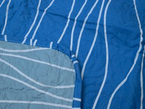 Cuvertura de pat LIORA, albastru Dimensiune: 170 x 210 cm