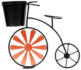 Ghiveci RETRO in forma de bicicleta, visiniu   negru, SEMIL